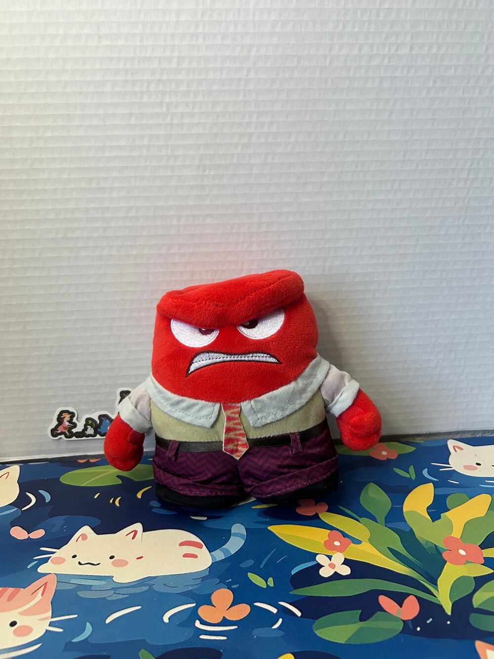 Disney Pixar Plush Anger INSIDE OUT 1st Movie Stuffed Animal Toy Doll